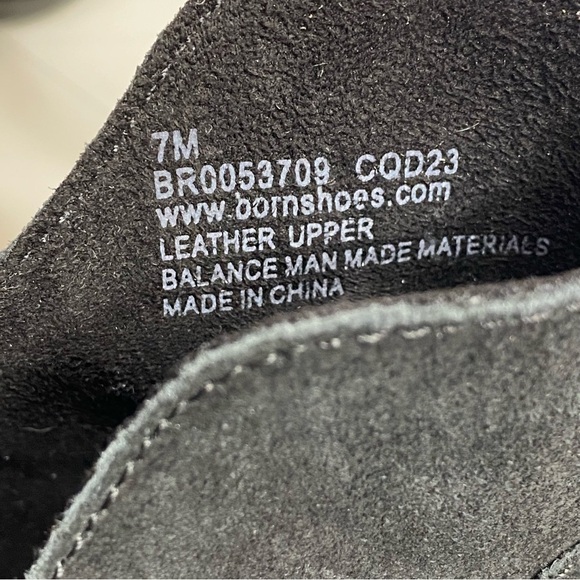 Born Beth Black Distressed Suede Bootie 7M - Picture 11 of 14